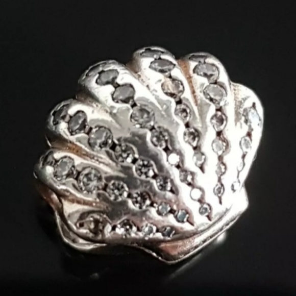 Pandora Ariel's Crystal seashell charm. - Picture 2 of 8